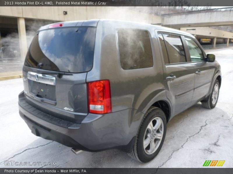 Polished Metal Metallic / Gray 2013 Honda Pilot EX-L 4WD