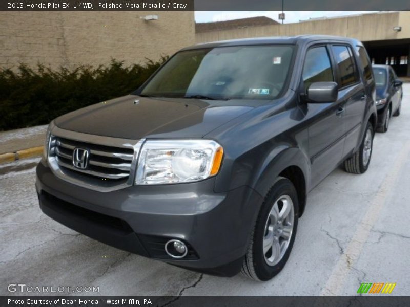 Polished Metal Metallic / Gray 2013 Honda Pilot EX-L 4WD