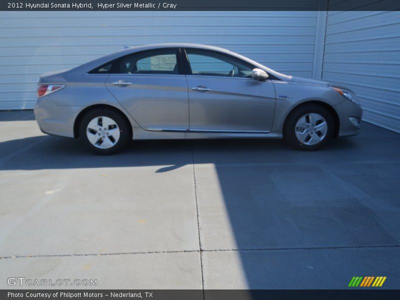 Hyper Silver Metallic / Gray 2012 Hyundai Sonata Hybrid