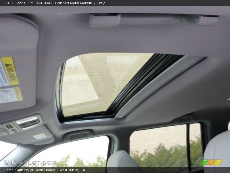 Polished Metal Metallic / Gray 2013 Honda Pilot EX-L 4WD