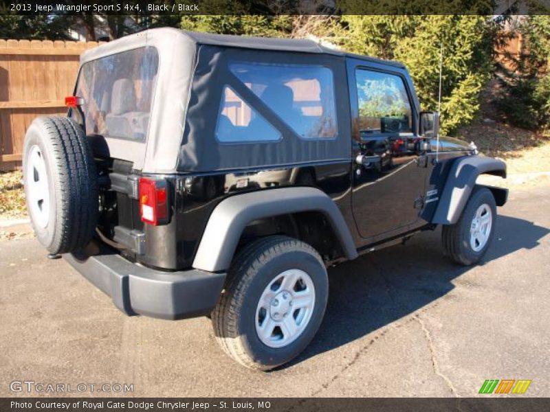 Black / Black 2013 Jeep Wrangler Sport S 4x4