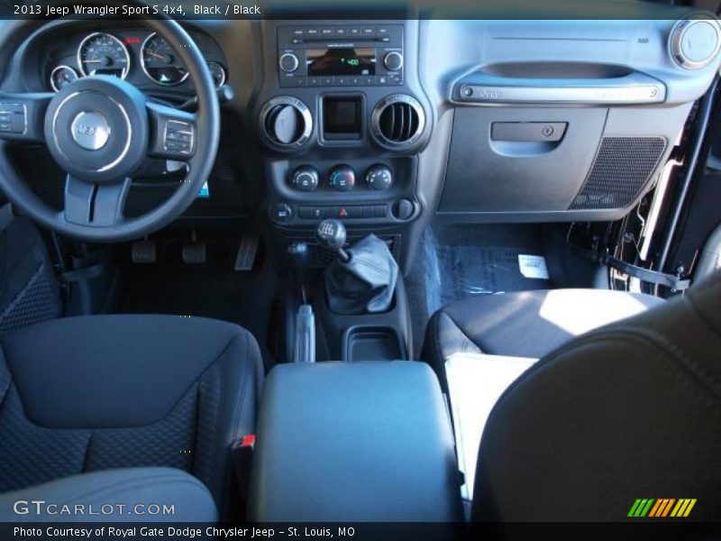 Black / Black 2013 Jeep Wrangler Sport S 4x4
