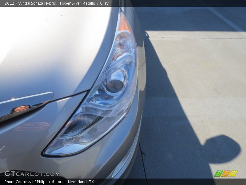 Hyper Silver Metallic / Gray 2012 Hyundai Sonata Hybrid