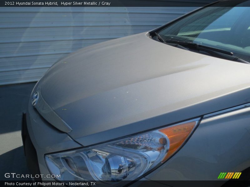 Hyper Silver Metallic / Gray 2012 Hyundai Sonata Hybrid