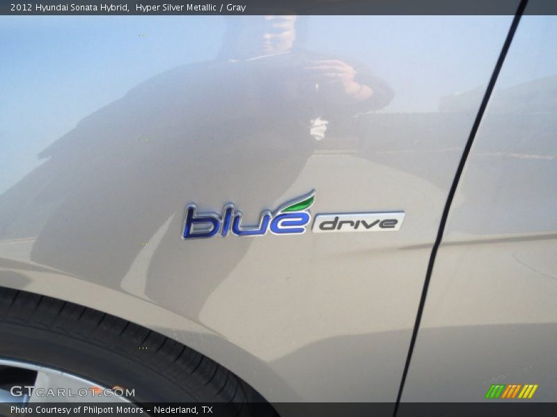 Hyper Silver Metallic / Gray 2012 Hyundai Sonata Hybrid