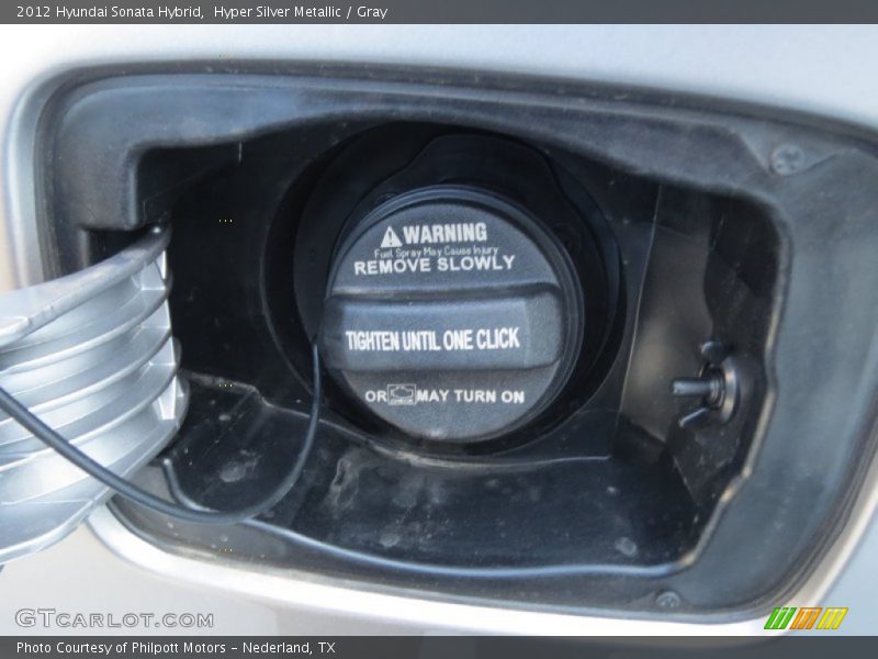 Hyper Silver Metallic / Gray 2012 Hyundai Sonata Hybrid