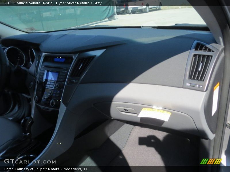 Hyper Silver Metallic / Gray 2012 Hyundai Sonata Hybrid