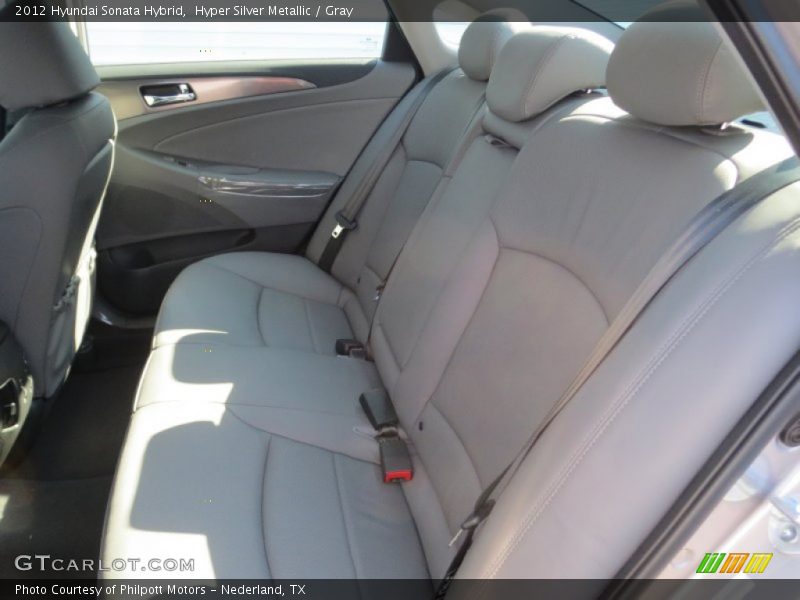 Hyper Silver Metallic / Gray 2012 Hyundai Sonata Hybrid