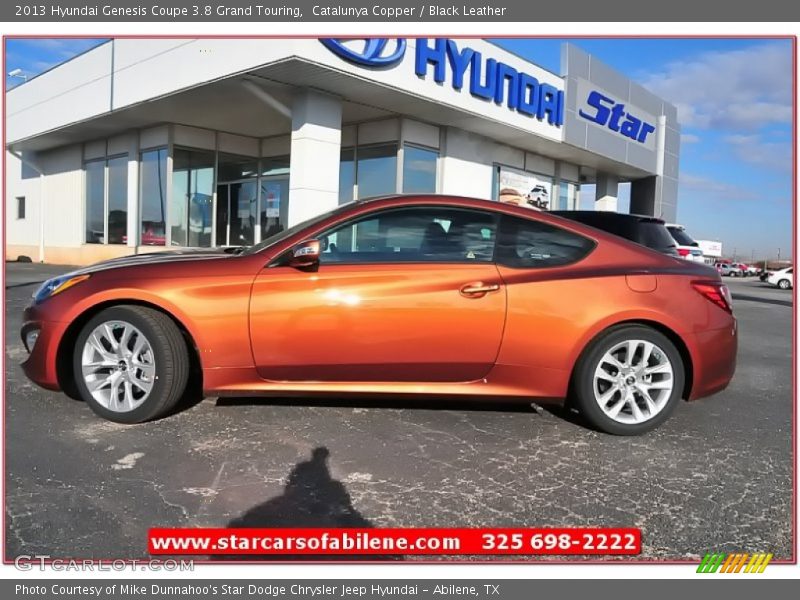 Catalunya Copper / Black Leather 2013 Hyundai Genesis Coupe 3.8 Grand Touring
