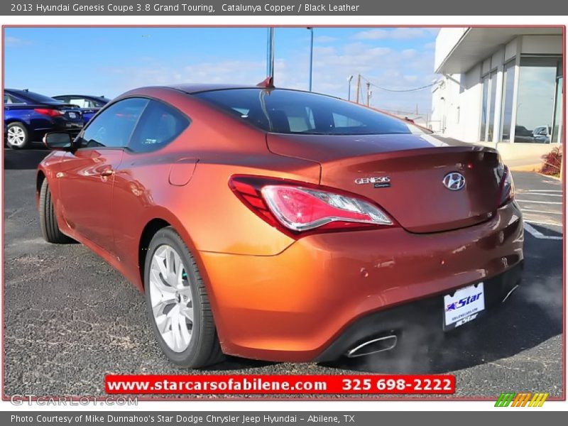 Catalunya Copper / Black Leather 2013 Hyundai Genesis Coupe 3.8 Grand Touring