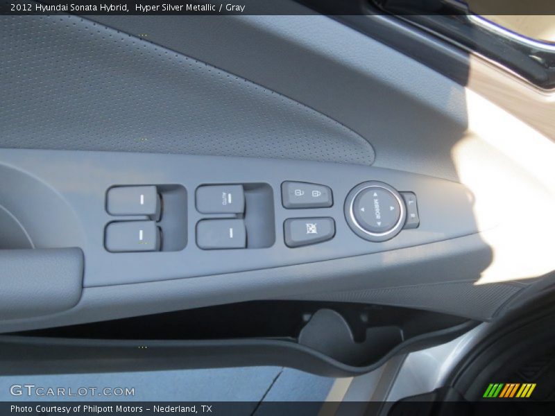 Hyper Silver Metallic / Gray 2012 Hyundai Sonata Hybrid
