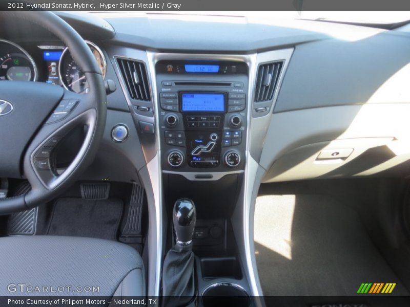 Hyper Silver Metallic / Gray 2012 Hyundai Sonata Hybrid