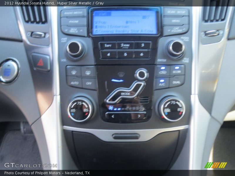 Hyper Silver Metallic / Gray 2012 Hyundai Sonata Hybrid