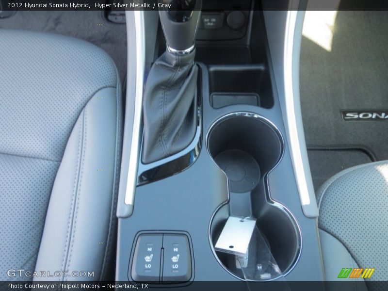 Hyper Silver Metallic / Gray 2012 Hyundai Sonata Hybrid