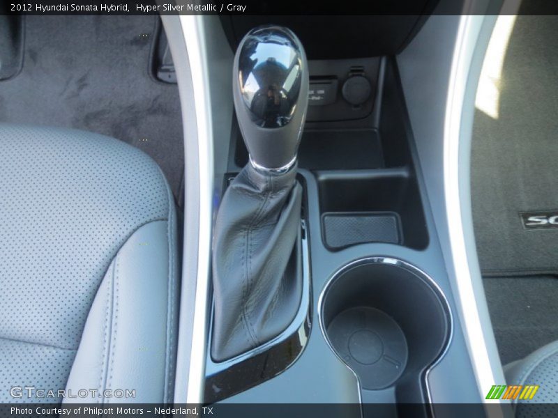 Hyper Silver Metallic / Gray 2012 Hyundai Sonata Hybrid