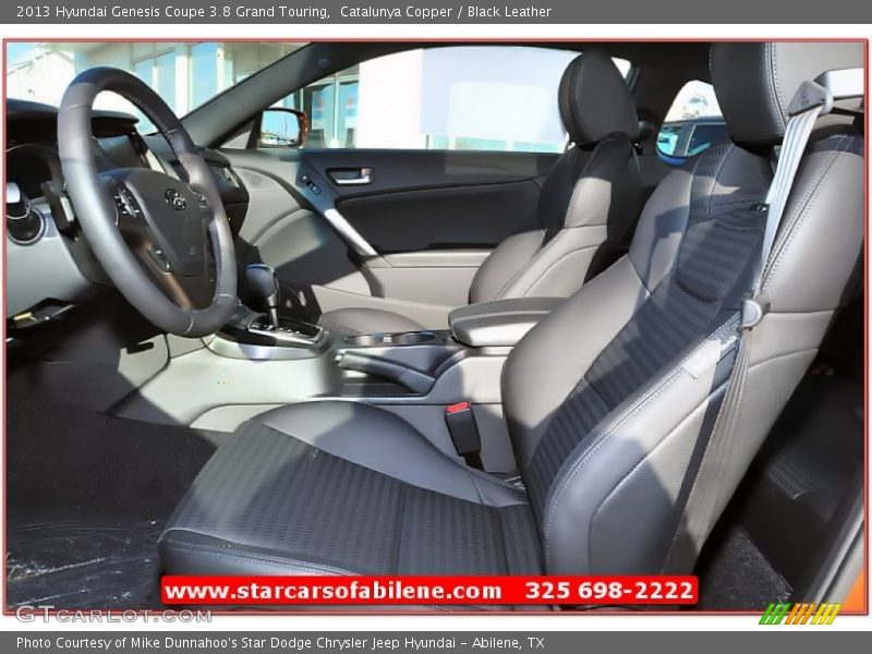 Catalunya Copper / Black Leather 2013 Hyundai Genesis Coupe 3.8 Grand Touring