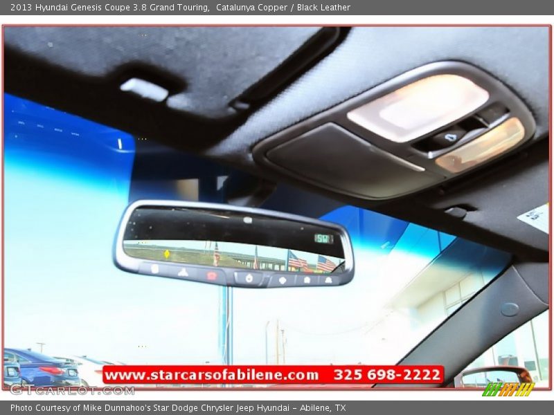 Catalunya Copper / Black Leather 2013 Hyundai Genesis Coupe 3.8 Grand Touring