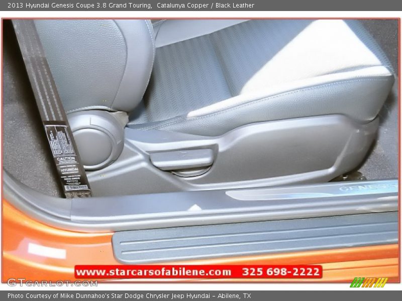 Catalunya Copper / Black Leather 2013 Hyundai Genesis Coupe 3.8 Grand Touring