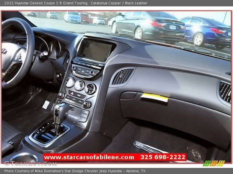 Catalunya Copper / Black Leather 2013 Hyundai Genesis Coupe 3.8 Grand Touring
