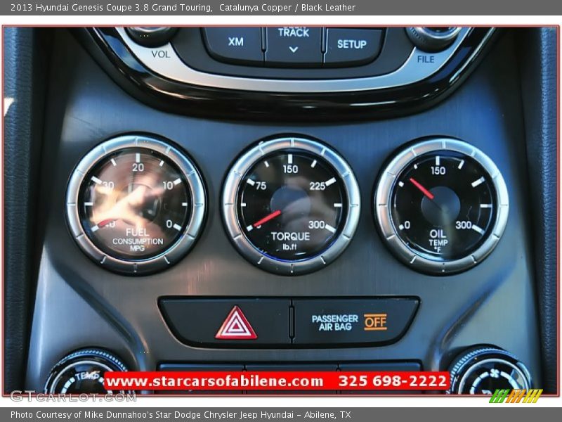 Catalunya Copper / Black Leather 2013 Hyundai Genesis Coupe 3.8 Grand Touring