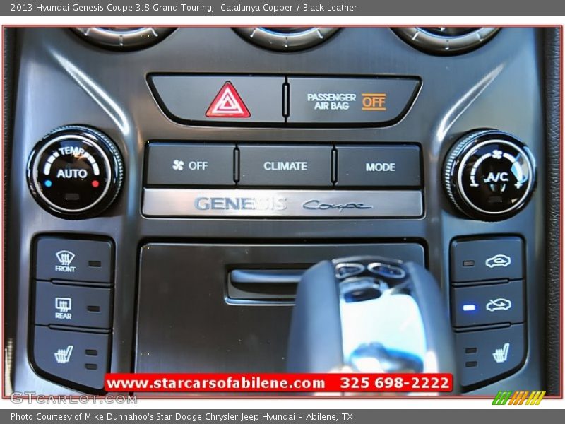 Catalunya Copper / Black Leather 2013 Hyundai Genesis Coupe 3.8 Grand Touring