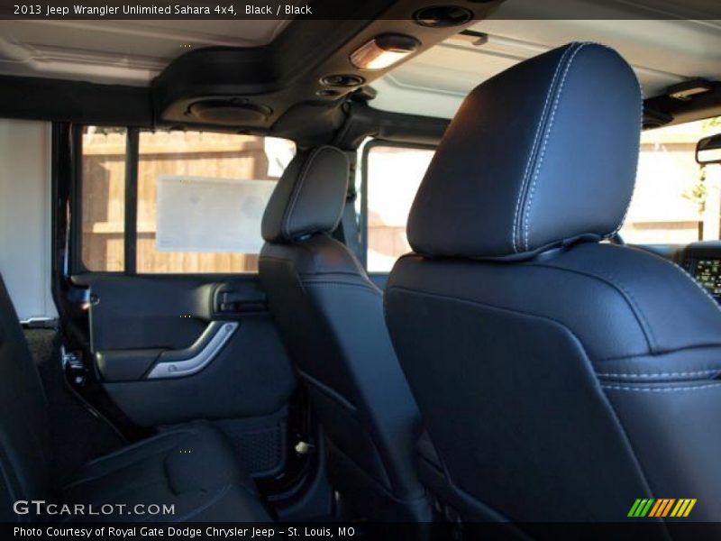 Black / Black 2013 Jeep Wrangler Unlimited Sahara 4x4