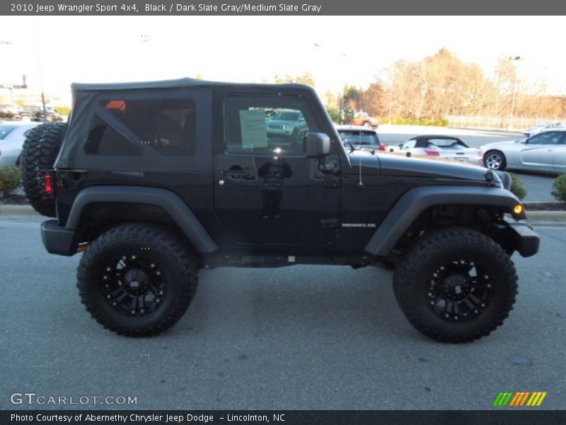 Black / Dark Slate Gray/Medium Slate Gray 2010 Jeep Wrangler Sport 4x4