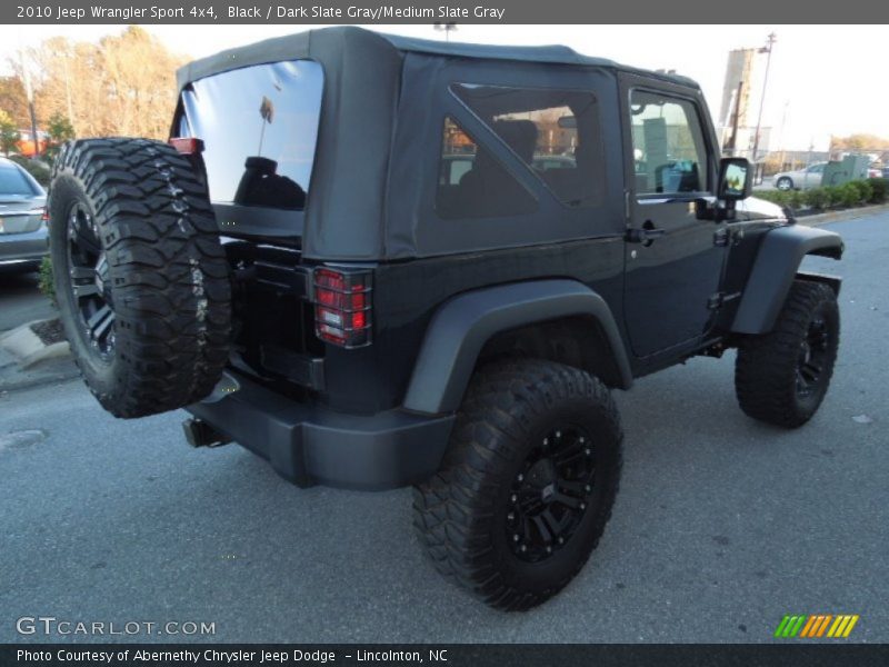 Black / Dark Slate Gray/Medium Slate Gray 2010 Jeep Wrangler Sport 4x4