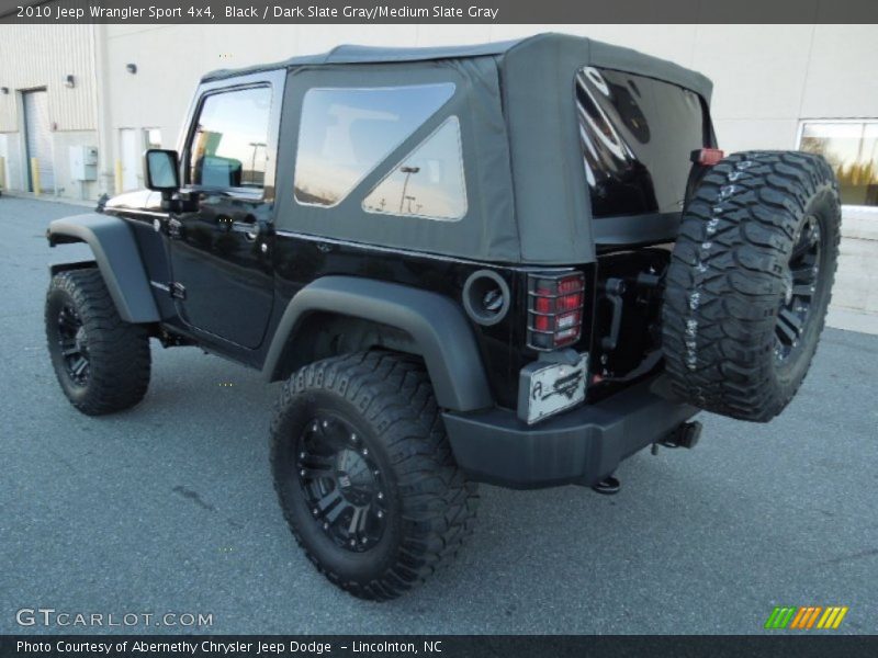 Black / Dark Slate Gray/Medium Slate Gray 2010 Jeep Wrangler Sport 4x4