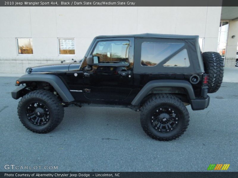 Black / Dark Slate Gray/Medium Slate Gray 2010 Jeep Wrangler Sport 4x4