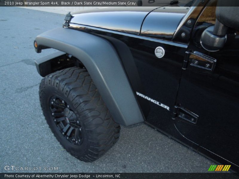 Black / Dark Slate Gray/Medium Slate Gray 2010 Jeep Wrangler Sport 4x4