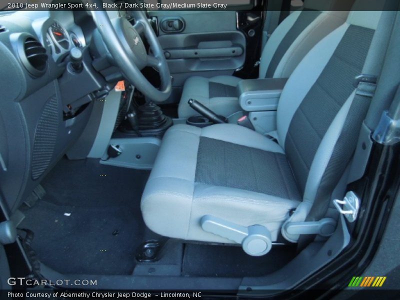 Black / Dark Slate Gray/Medium Slate Gray 2010 Jeep Wrangler Sport 4x4
