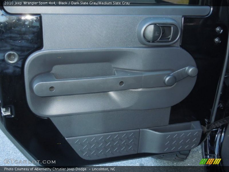Black / Dark Slate Gray/Medium Slate Gray 2010 Jeep Wrangler Sport 4x4