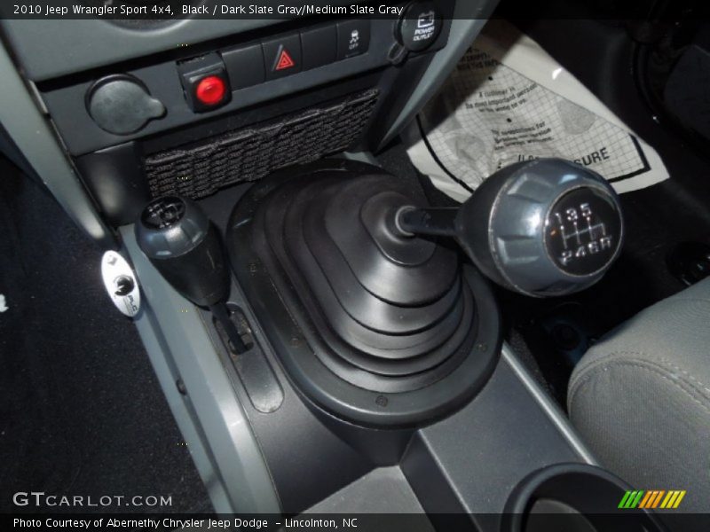 Black / Dark Slate Gray/Medium Slate Gray 2010 Jeep Wrangler Sport 4x4