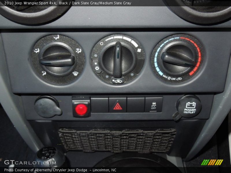 Black / Dark Slate Gray/Medium Slate Gray 2010 Jeep Wrangler Sport 4x4
