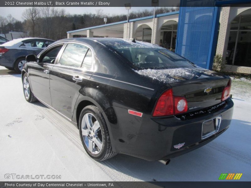 Black Granite Metallic / Ebony 2012 Chevrolet Malibu LT