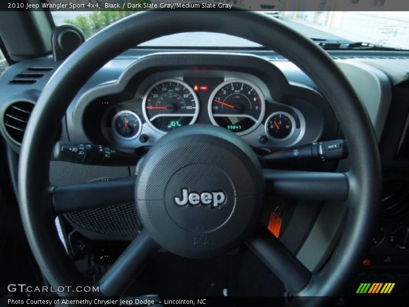 Black / Dark Slate Gray/Medium Slate Gray 2010 Jeep Wrangler Sport 4x4