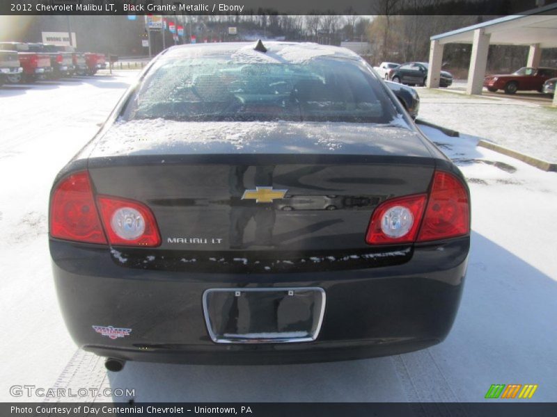 Black Granite Metallic / Ebony 2012 Chevrolet Malibu LT