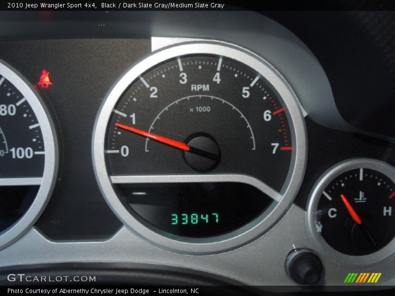 Black / Dark Slate Gray/Medium Slate Gray 2010 Jeep Wrangler Sport 4x4