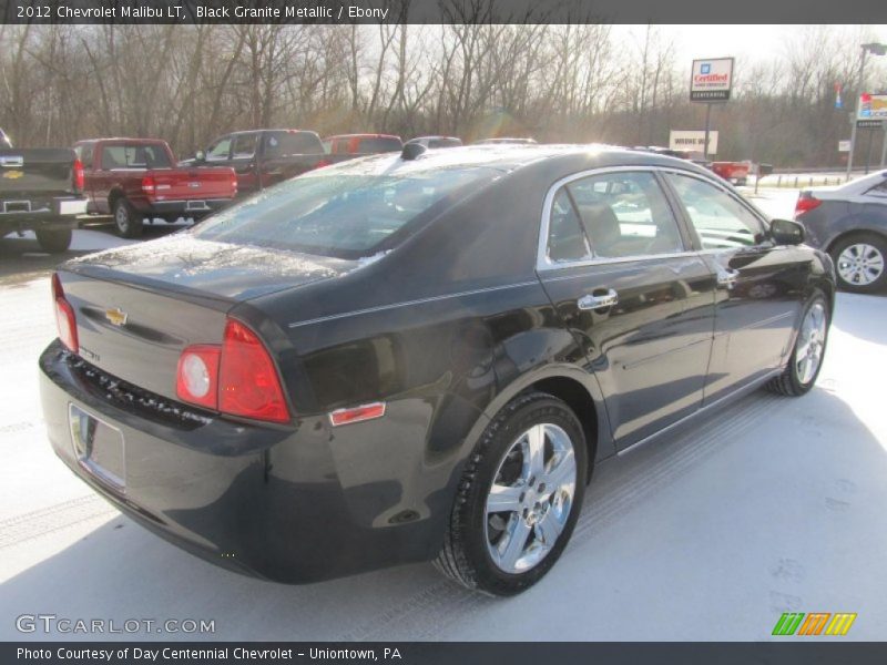 Black Granite Metallic / Ebony 2012 Chevrolet Malibu LT