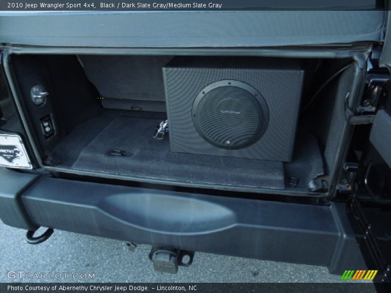 Black / Dark Slate Gray/Medium Slate Gray 2010 Jeep Wrangler Sport 4x4
