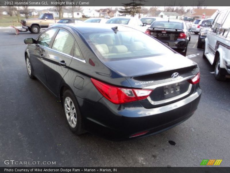 Midnight Black / Camel 2012 Hyundai Sonata GLS