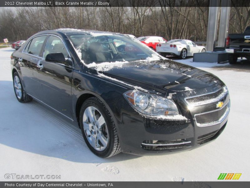 Black Granite Metallic / Ebony 2012 Chevrolet Malibu LT