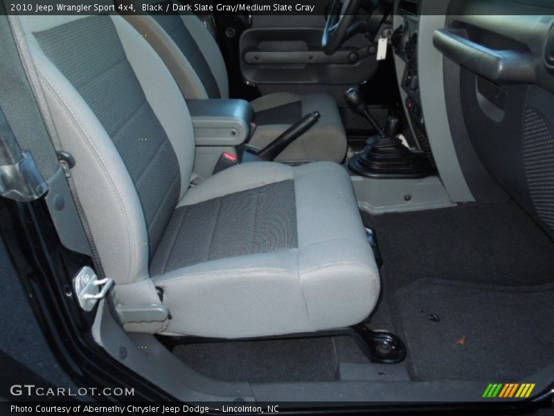 Black / Dark Slate Gray/Medium Slate Gray 2010 Jeep Wrangler Sport 4x4
