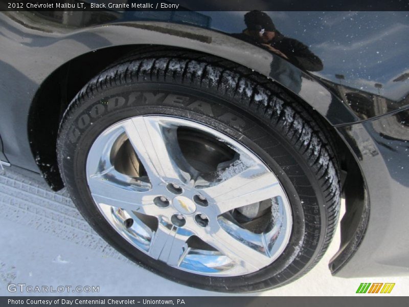 Black Granite Metallic / Ebony 2012 Chevrolet Malibu LT
