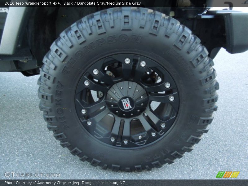 Black / Dark Slate Gray/Medium Slate Gray 2010 Jeep Wrangler Sport 4x4