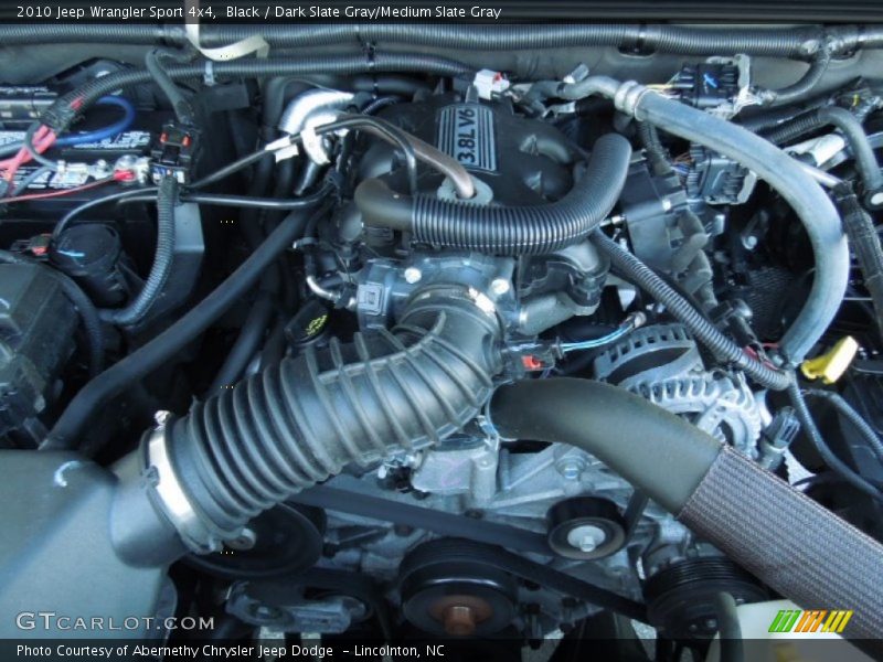 Black / Dark Slate Gray/Medium Slate Gray 2010 Jeep Wrangler Sport 4x4