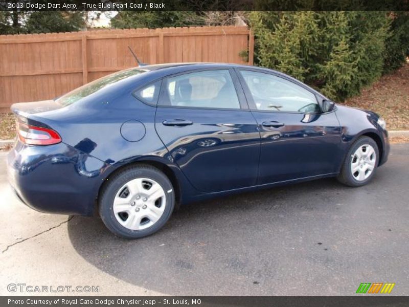 True Blue Pearl Coat / Black 2013 Dodge Dart Aero