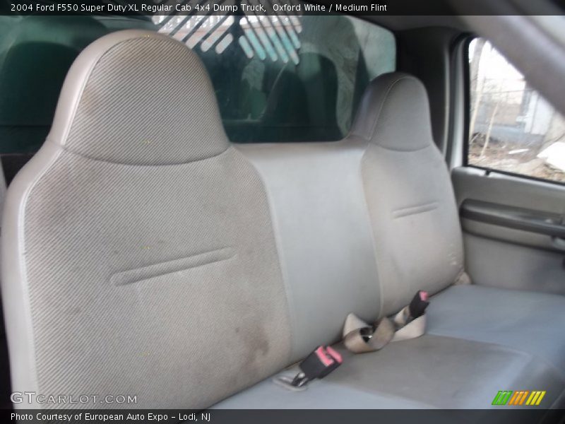 Front Seat of 2004 F550 Super Duty XL Regular Cab 4x4 Dump Truck