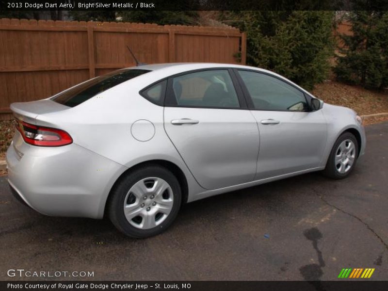 Bright Silver Metallic / Black 2013 Dodge Dart Aero